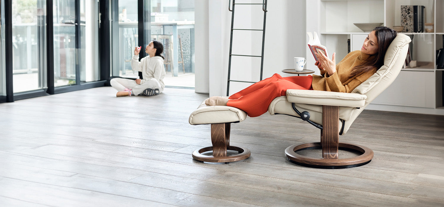 Transitional Stressless Recliners Recliner Store