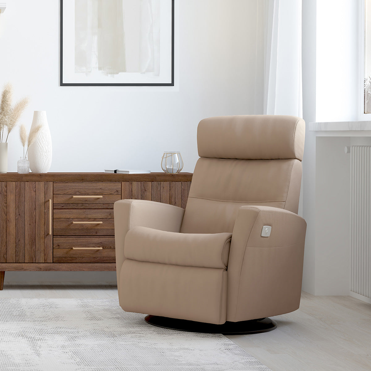 Stressless Max Glider Relaxer  Powered Recliner - Unwind Furniture Co.