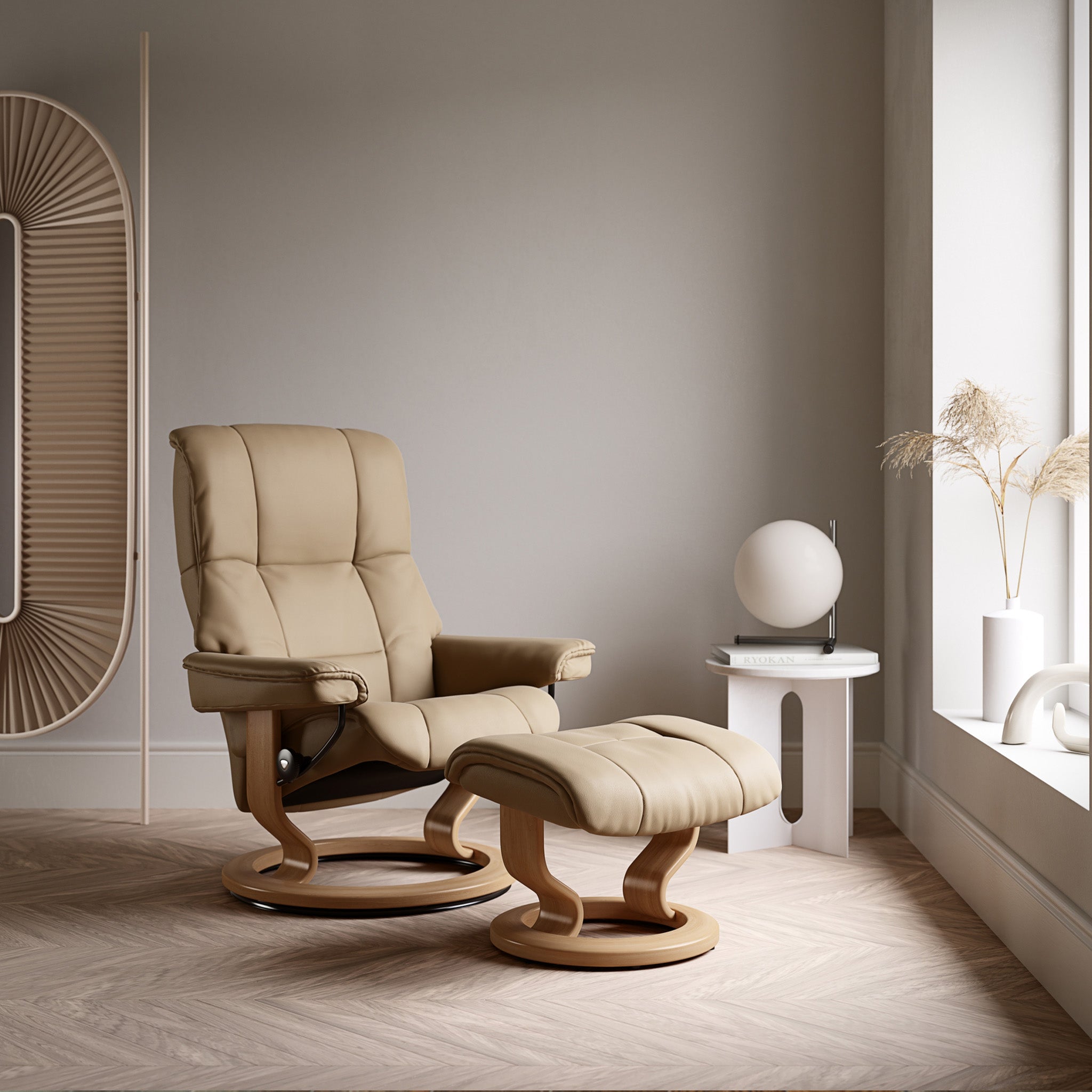 Stressless Mayfair Classic Recliner Ottoman – Recliner Store